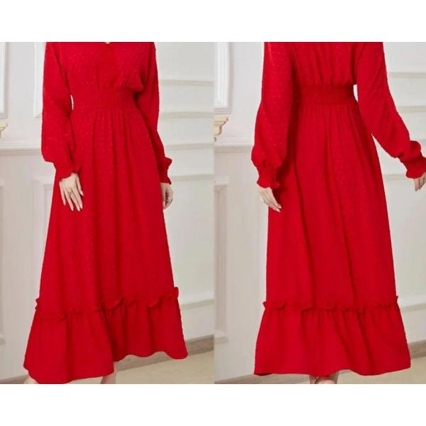 فستان أحمر مقاس xl/xxl