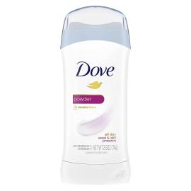 Dove‏, مزيل عرق صلب ذو قوام شفاف، مسحوق، (74 جم)