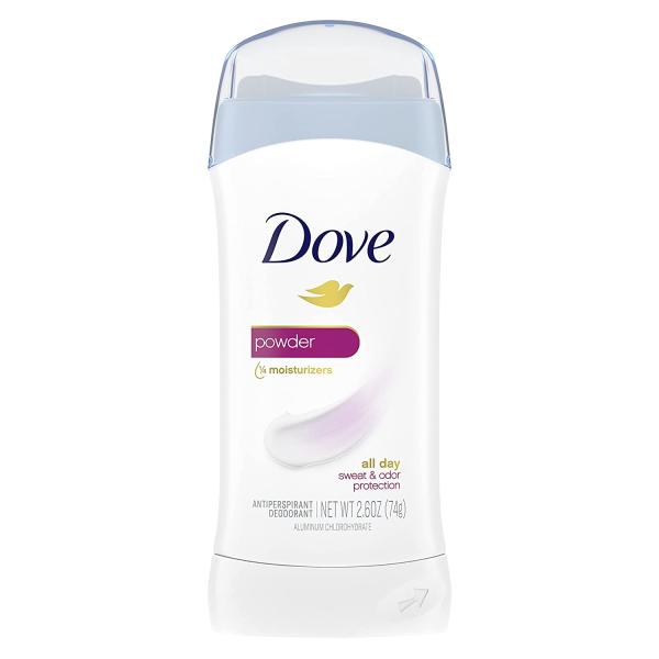 Dove‏, مزيل عرق صلب ذو قوام شفاف، مسحوق، (74 جم)