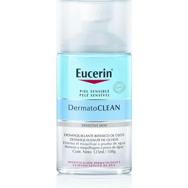 منظف Eucerin للتطهير اللطيف لمكونتور العين الحساس.