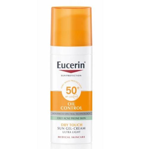 جل كريم الحماية من أشعة الشمس بدون لون من يوسيرين  SPF50 50 مل Eucerin
